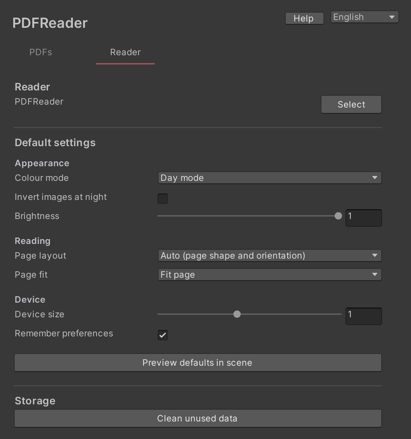 Reader tab